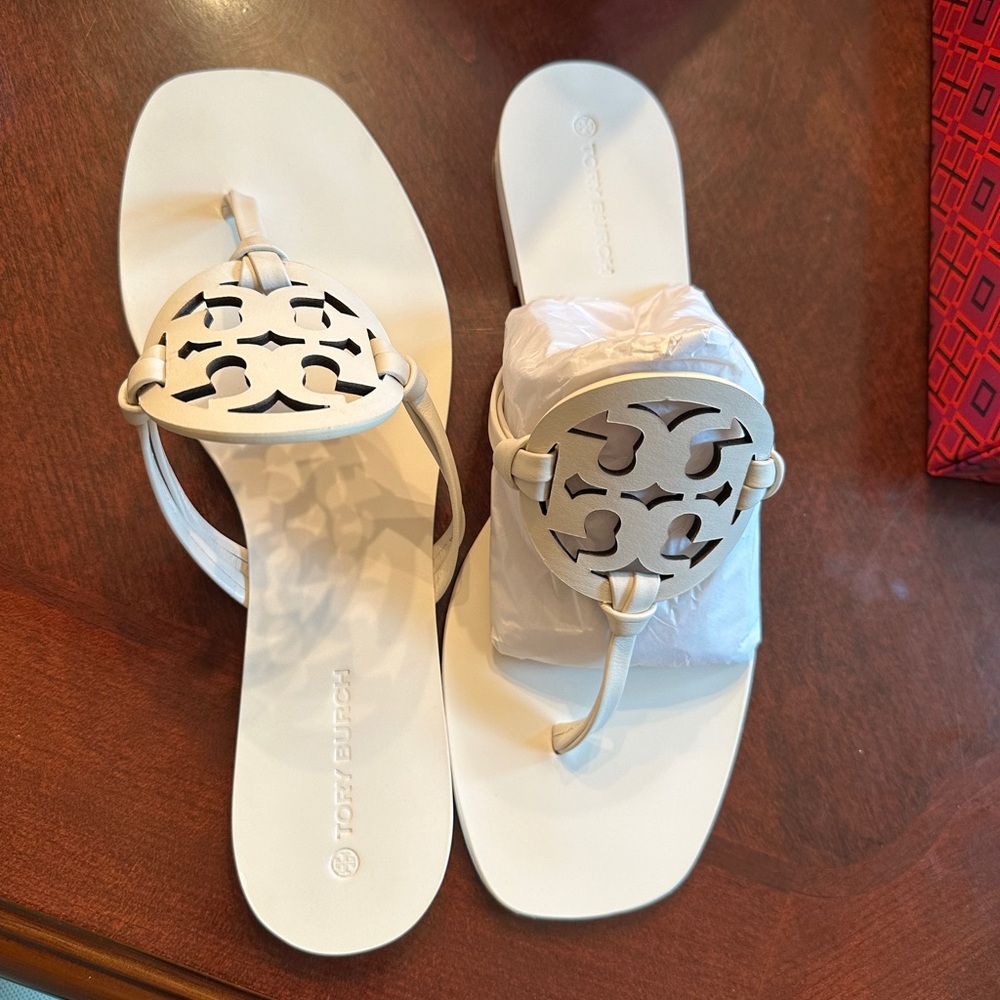 New Tory Burch sandals sold separately! Only 1 New Ivory  & 2colors available.